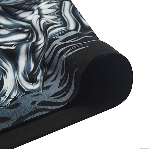 Miniatura 64 de Obacle - Media máscara de calavera, para protección contra el viento, el sol, sin costuras, 3D, para hombres, mujeres, duradera, delgada, Hombres