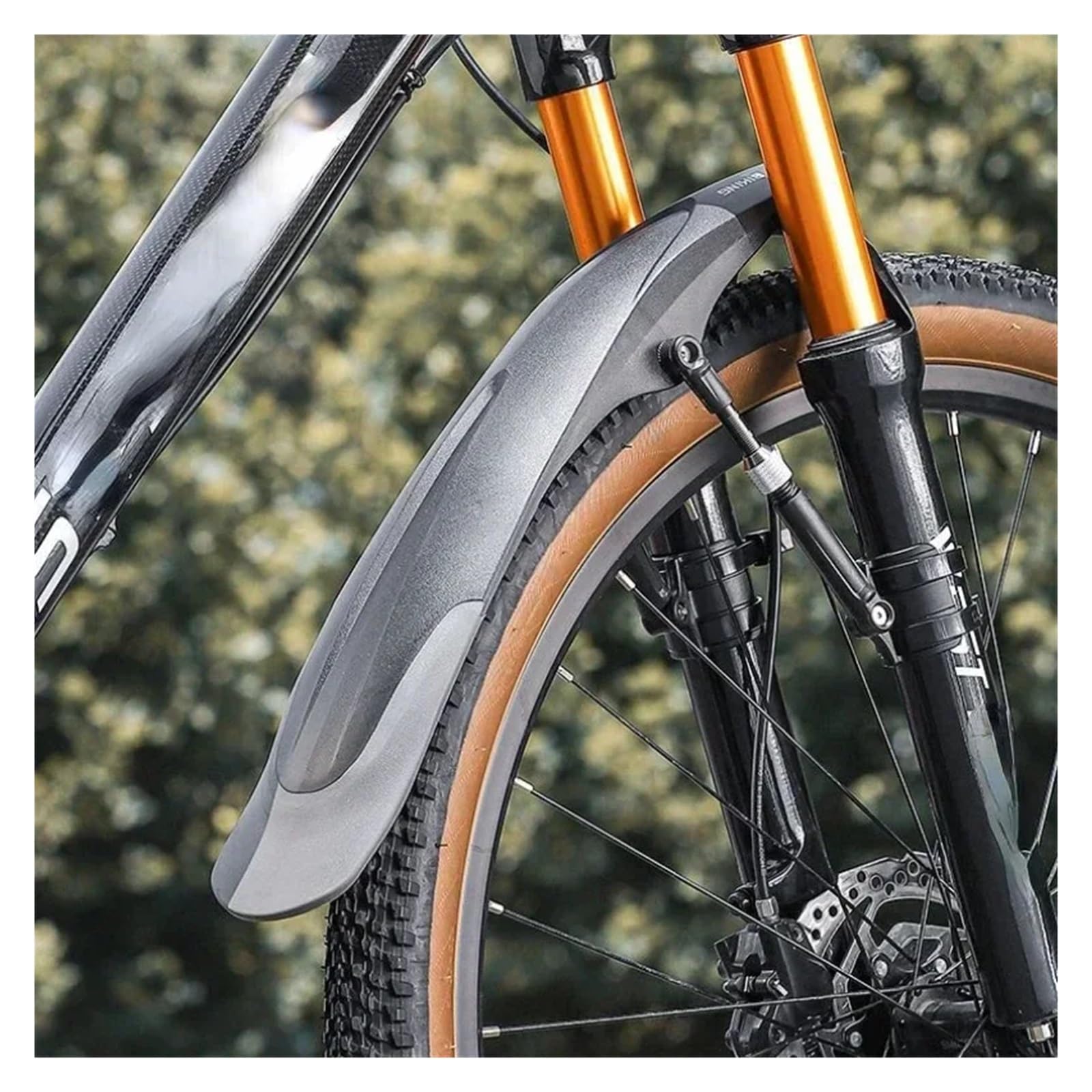 Fahrrad Schutzblech Fahrradkotflügel Mountainbike-Schutzblech 26-29 Zoll Vorne Hinten Reifen Rad Fahrradschutzblech Schnellverschluss Schutzblech