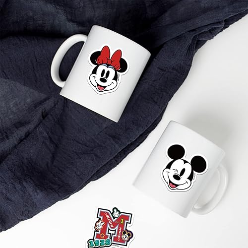 Miniatura 9 de LTZSTONE 100 calcomanías adhesivas de Mickey y Minne para laptops, botellas de agua, juguetes y regalos para niños, adolescentes y niñas, perfectas