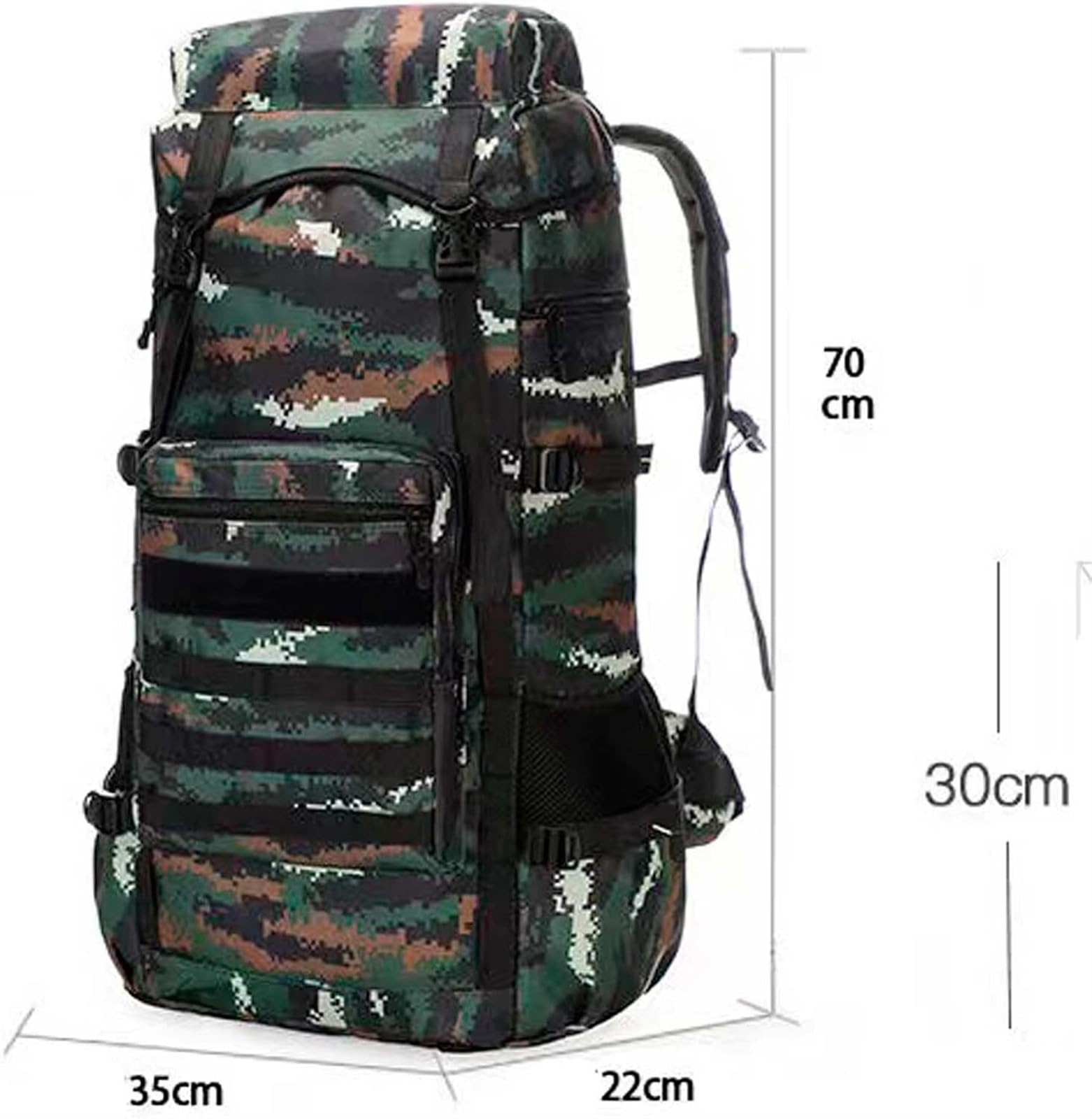 ontañismo Mochila de Senderismo Mochila De Viaje Deportiva Al Aire Libre Para Viajar De Escalada, Material De Tela Oxford Para Acampar Campamento Exterior