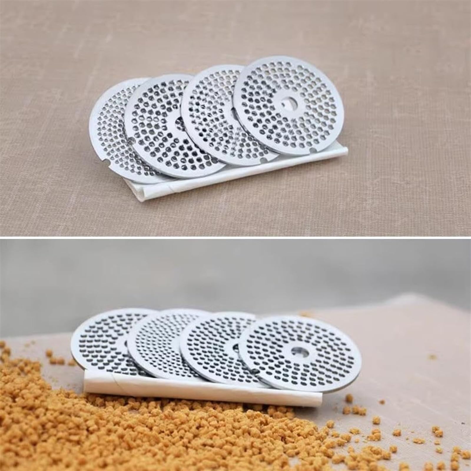Máquina de pellets de alimentación manual para alimentos animales, acero inoxidable, adecuada para peces, perros, gatos, aves de corral, conejos y otras mascotas, eficiente máquina de pellets