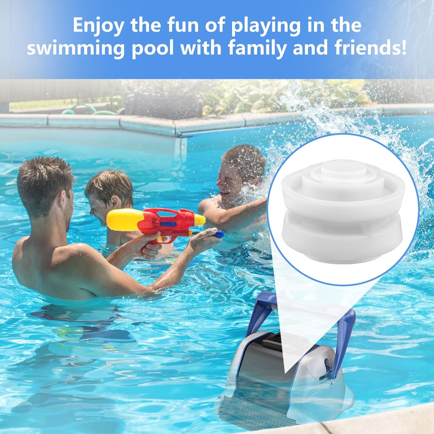 RCX26001 Bearing Guide Roller Replacement for Hayward TGR Guide Bearing RC9956CC, RC9965CC,RC9950A, RC9950GR, RC9950, Also Compatible with Hayward TigerShark QC and Plus Robotic Cleaner