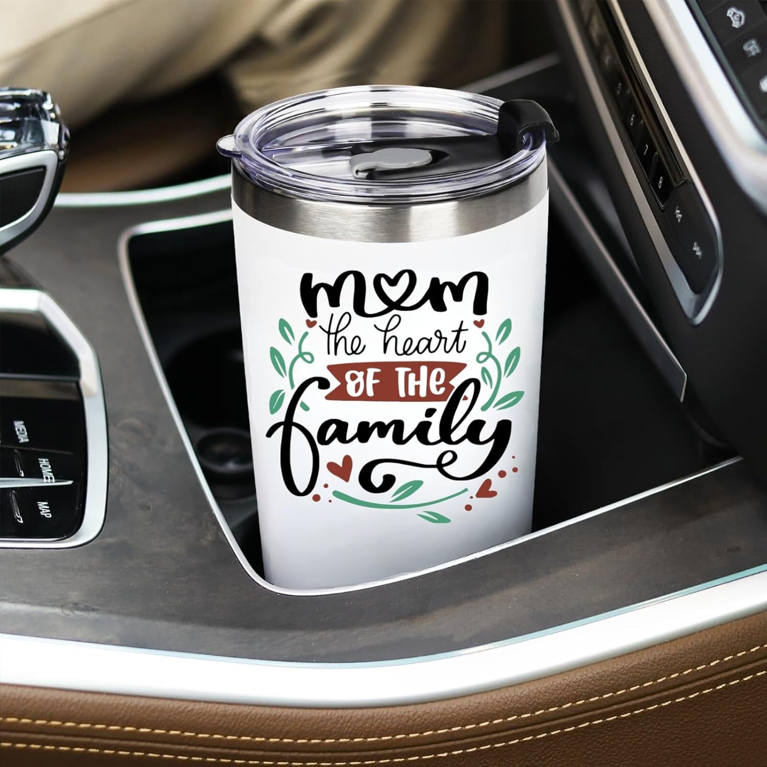 Birthday Gifts for Mom - 20 oz Stainless Steel Insulated Coffee Tumbler with Lid - Mom Birthday Gifts from Daughter Son, Mothers in Law, Mama, Grandma Gift Ideas, Tumblers for Women - Image 6