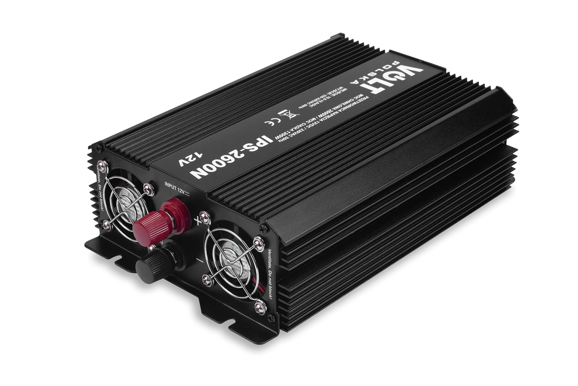 Volt Polska Przetwornica napięcia IPS 2600 N 12/230V (1300/2600W) + USB