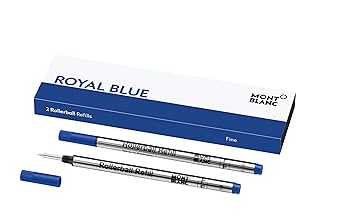 Amazon.com : Montblanc Rollerball Refills (F) Royal Blue