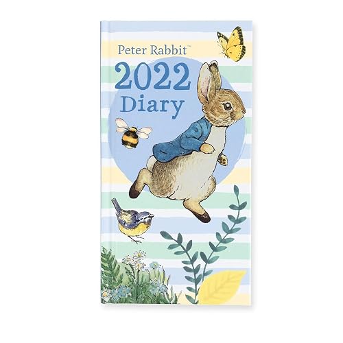 Beatrix Potter - Peter Rabbit with Bee &amp; Butterfly 2022 Slim Pocket Diary Week to View Pages
