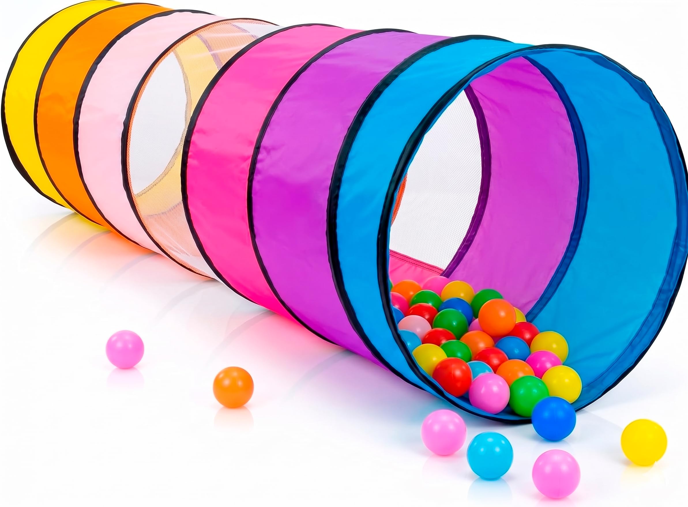 Tunnel Bambini XL 180 cm. : Tenda Psicomotricita per Bambini : Giochi per Natale