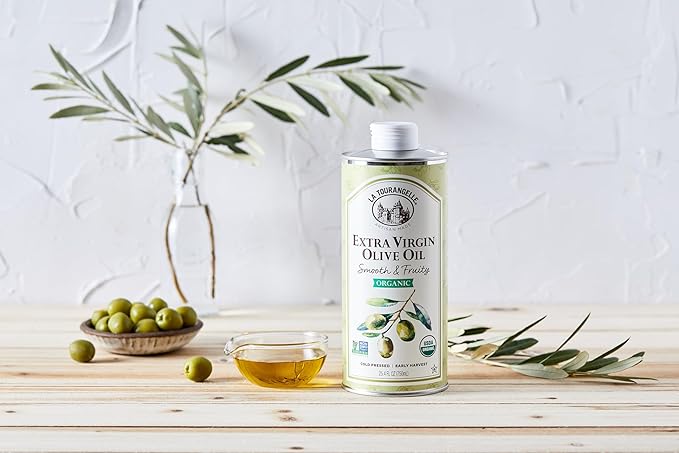 La Tourangelle Aceite de Oliva Extra Virgen Orgánico 25.4 fl oz miniatura 5