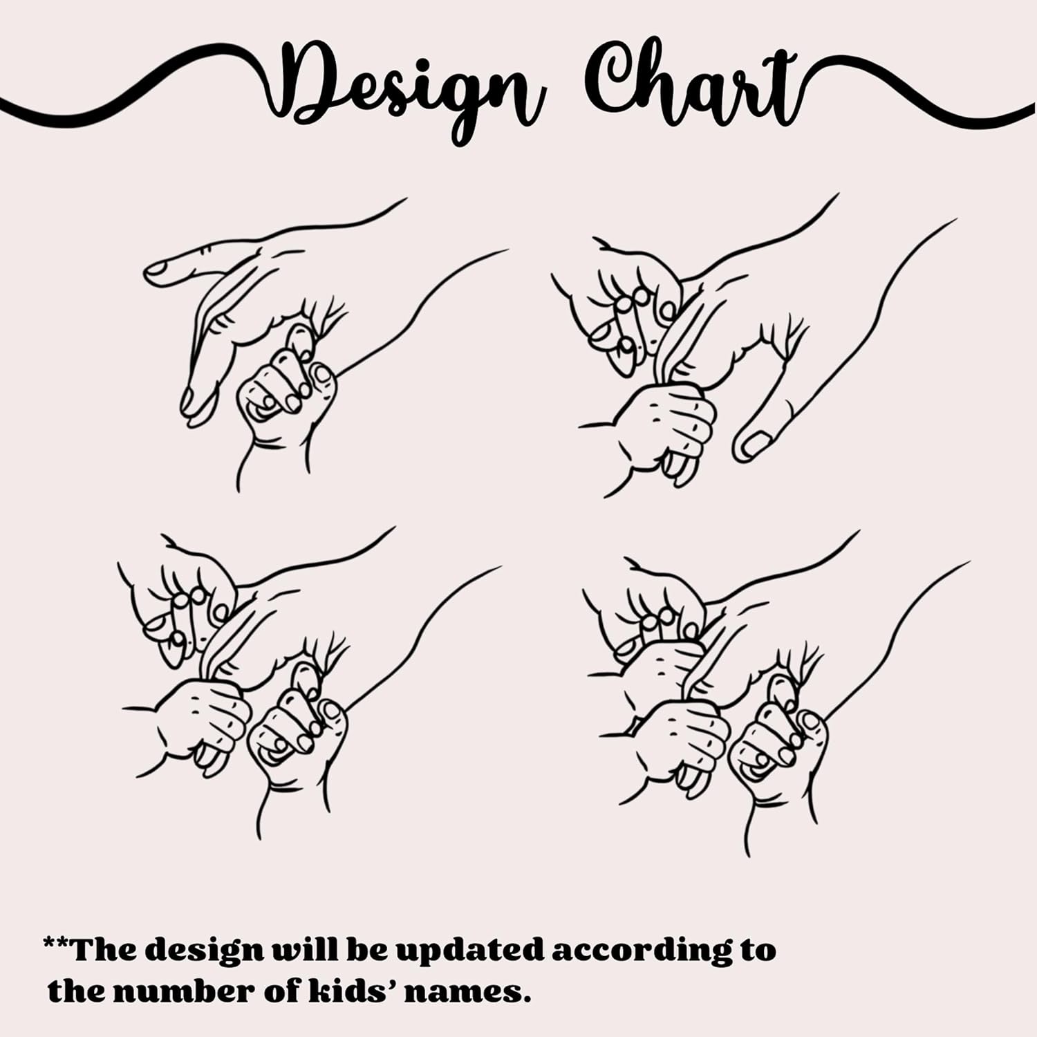 Custom Mom Shirt with Kids' Names, Personalized Mom & Child Holding Hands Tee, Mother's Day Gift, Family Sweatshirt, Custom Name Hoodie for Mom, Gift from Children - Image 2