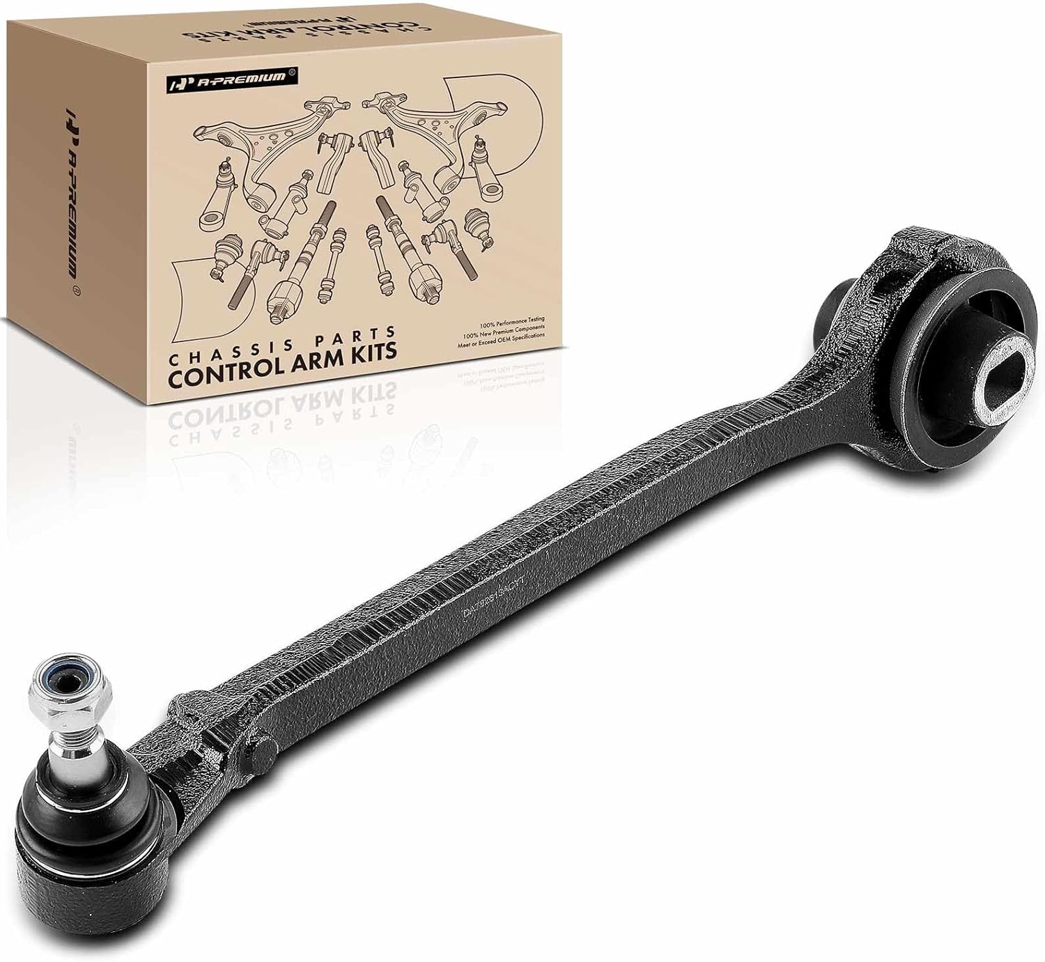 A-Premium Front Left Forward Lower Control Arm, with Ball Joint & Bushing, Compatible with Dodge Charger 2006-2010, Magnum 2005-2008, Chrysler 300 2005-2010, RWD Only