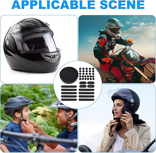 Miniatura 2 de Kit de almohadillas universales de espuma de repuesto, almohadillas universales para casco de Airsoft, almohadillas para casco de bicicleta para