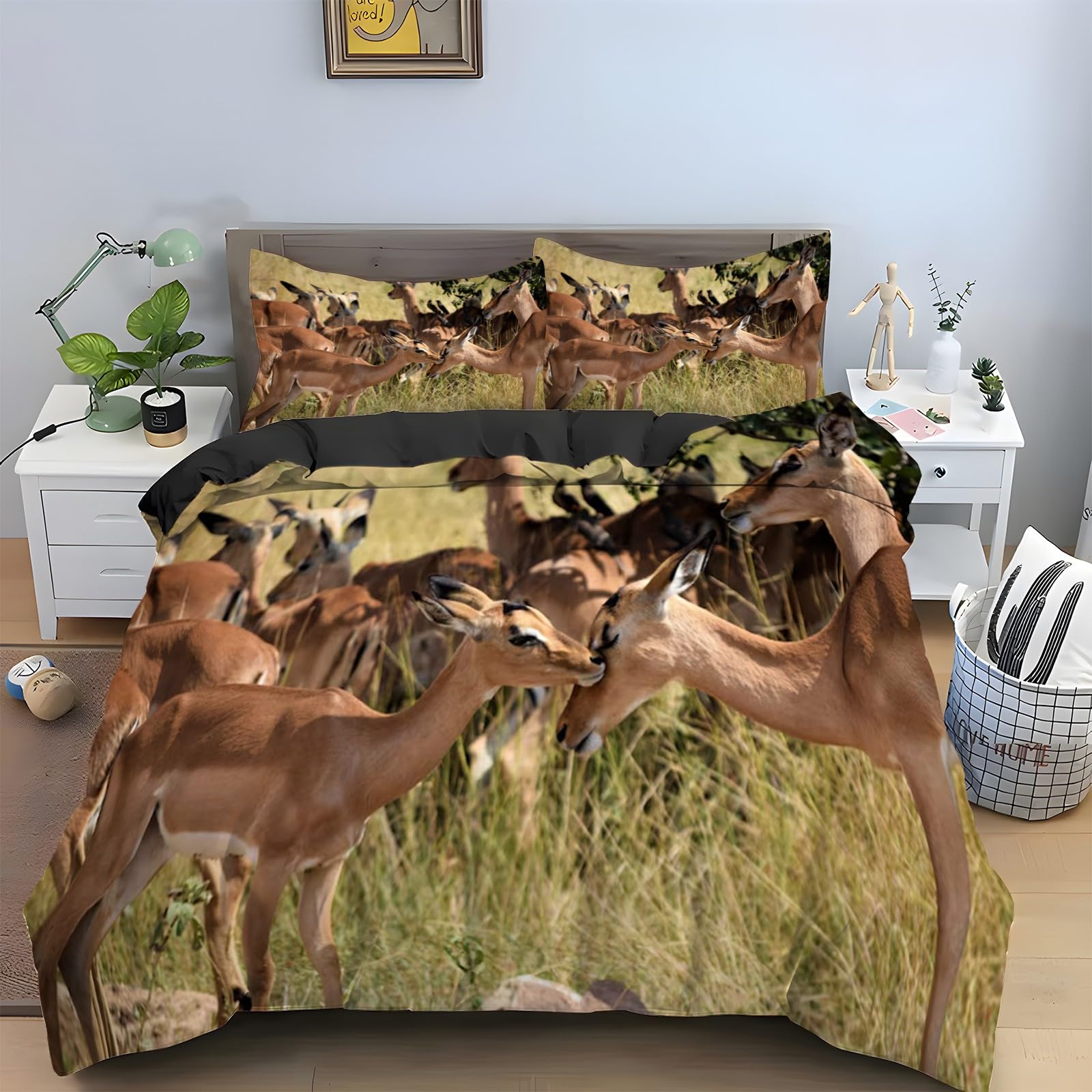 Housse de couette 240 x 260 cm fermeture éclair pour un lit fait en deux minutes