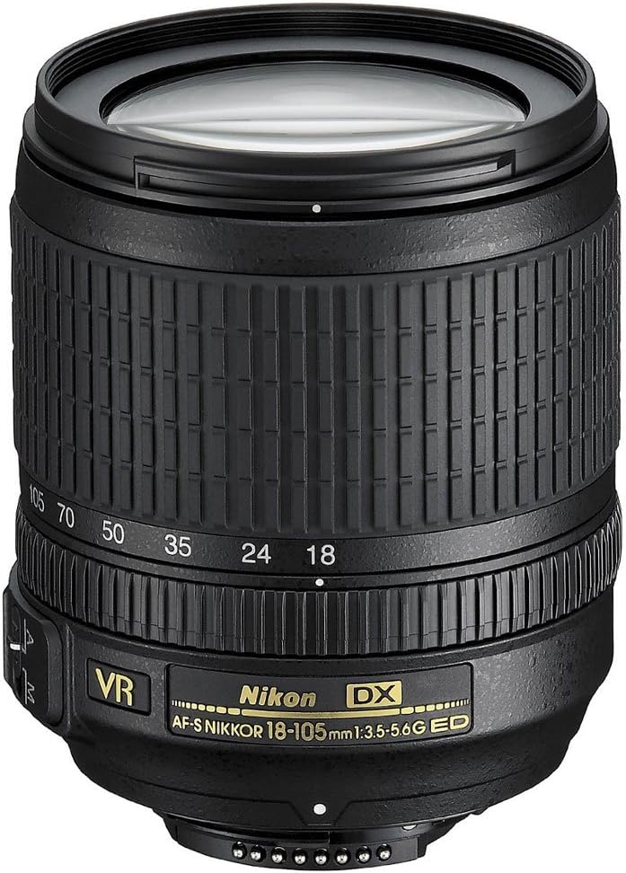 SuperFinds New Nikon 18-105mm f/3.5-5.6 AF-S DX VR ED Nikkor Lens for Nikon Digital SLR Cameras D3000 D3100 D3200 D3300 D5100 D5200 D5300 D7000 D7100 D90