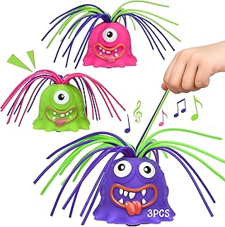 عرائس فيدجيت من تايم فور باي، تستخدم لتخفيف التوتر والقلق عند الأطفال، عرائس صراخ مرحة تقوم على مبدأ سحب الشعر، لعبة حسية لتخفيف التوتر والقلق، عبوة من 3 قطع