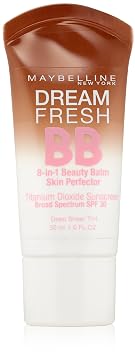 Maybelline New York Dream Fresh BB Cream, Deep, 1 Fluid Ounce Packaging may vary