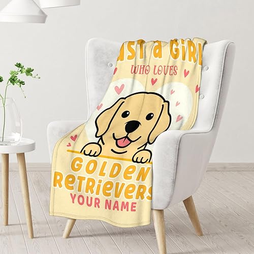 Miniatura 8 de Golden Retriever - Manta de regalo  40 x 50 pulgadas, bonita manta de perro para amantes de los perros, niños, niños y niñas, mantas suaves y