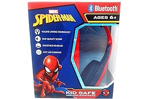 Fly with Spider-Man Wireless Bluetooth Headphones for Kids
