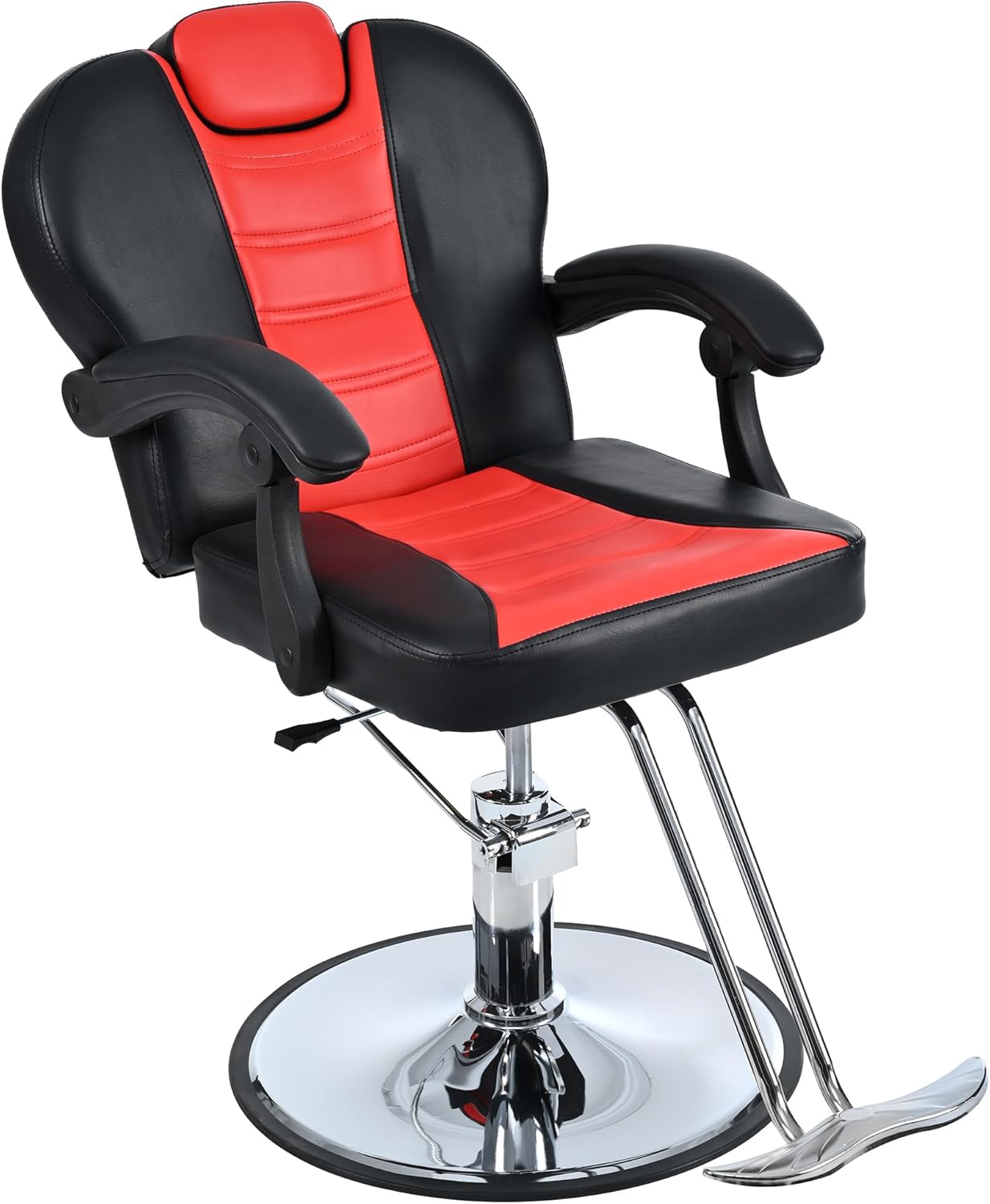 Hair Salon Chair, Styling Reclining Barber Chair,Seat Height 40-46", Heavy Duty Hydraulic Pump,Adjustable Barber Chair Beauty Shampoo Barbering Chair for Hair Stylist Spa