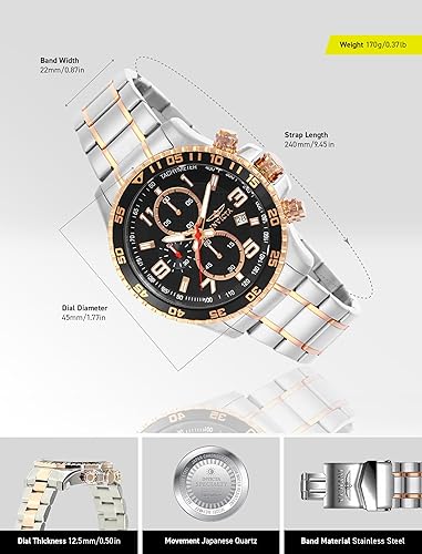 Miniatura 3 de Invicta Specialty Stainless Steel Men's Quartz Watch - 45mm