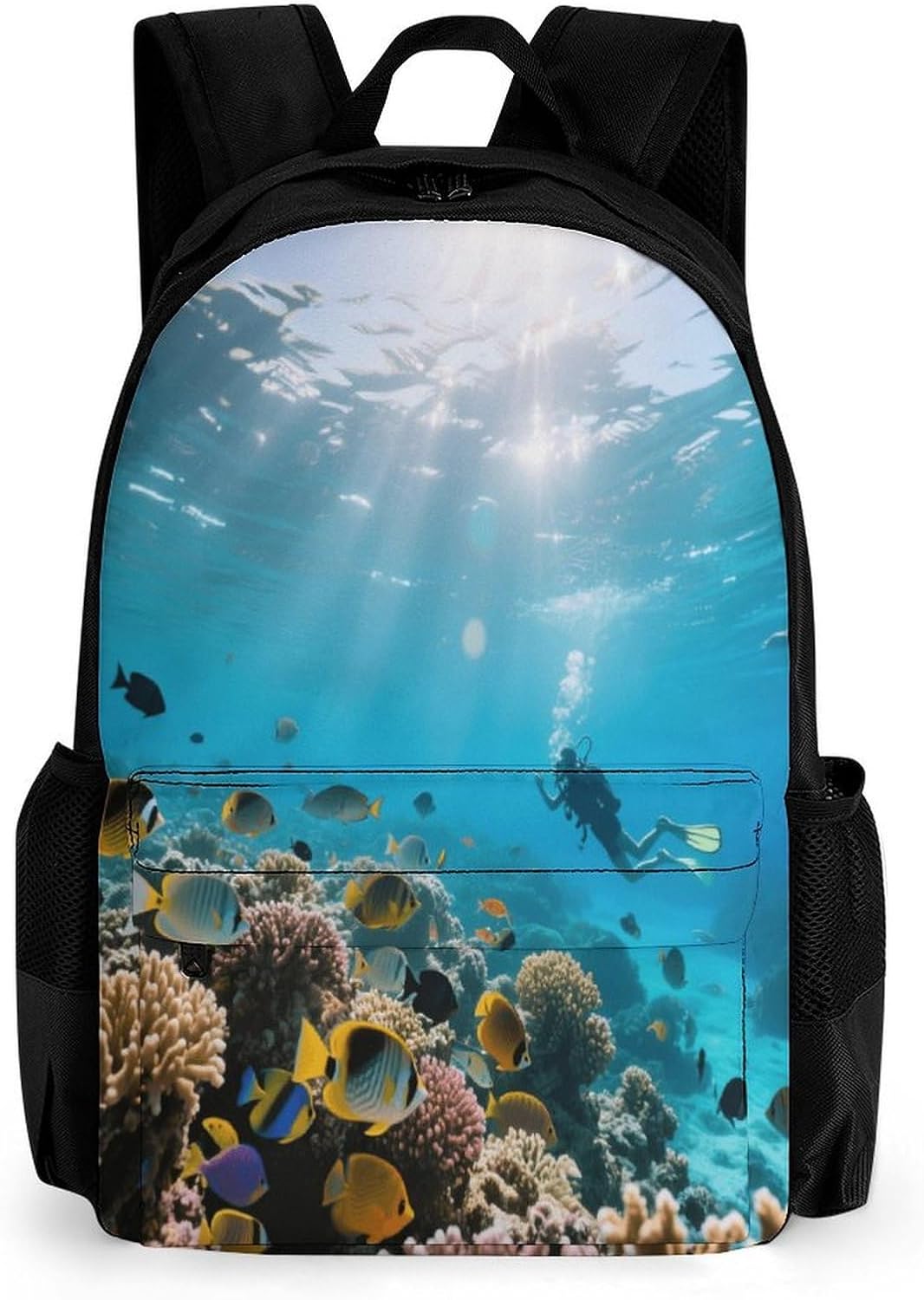 Great Barrier Reef Underwater World Backpack Daypack Travel Backpack | Lightweight Casual Laptop Backpack for Women Men Aesthetic Travel Bag for Weekender Business Hiking Outdoor