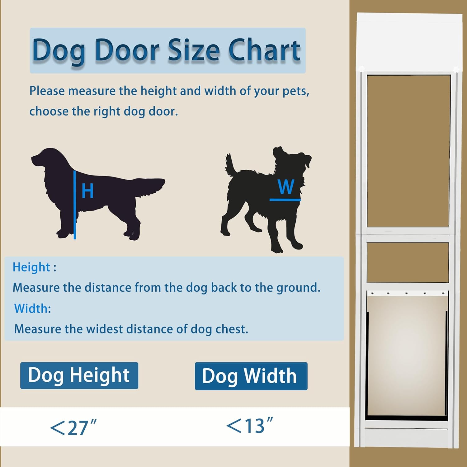 XL Dog Door for Sliding Glass Door,Raise The Bottom,Adjustable Height 74.4" to 80.1", No Cut Easy Installation Magnetic Closing Curtain Ideal for Renters Durable and Convenient Pet Access Solution
