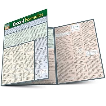 Excel Formulas QuickStudy Laminated Study Guide QuickStudy Computer
