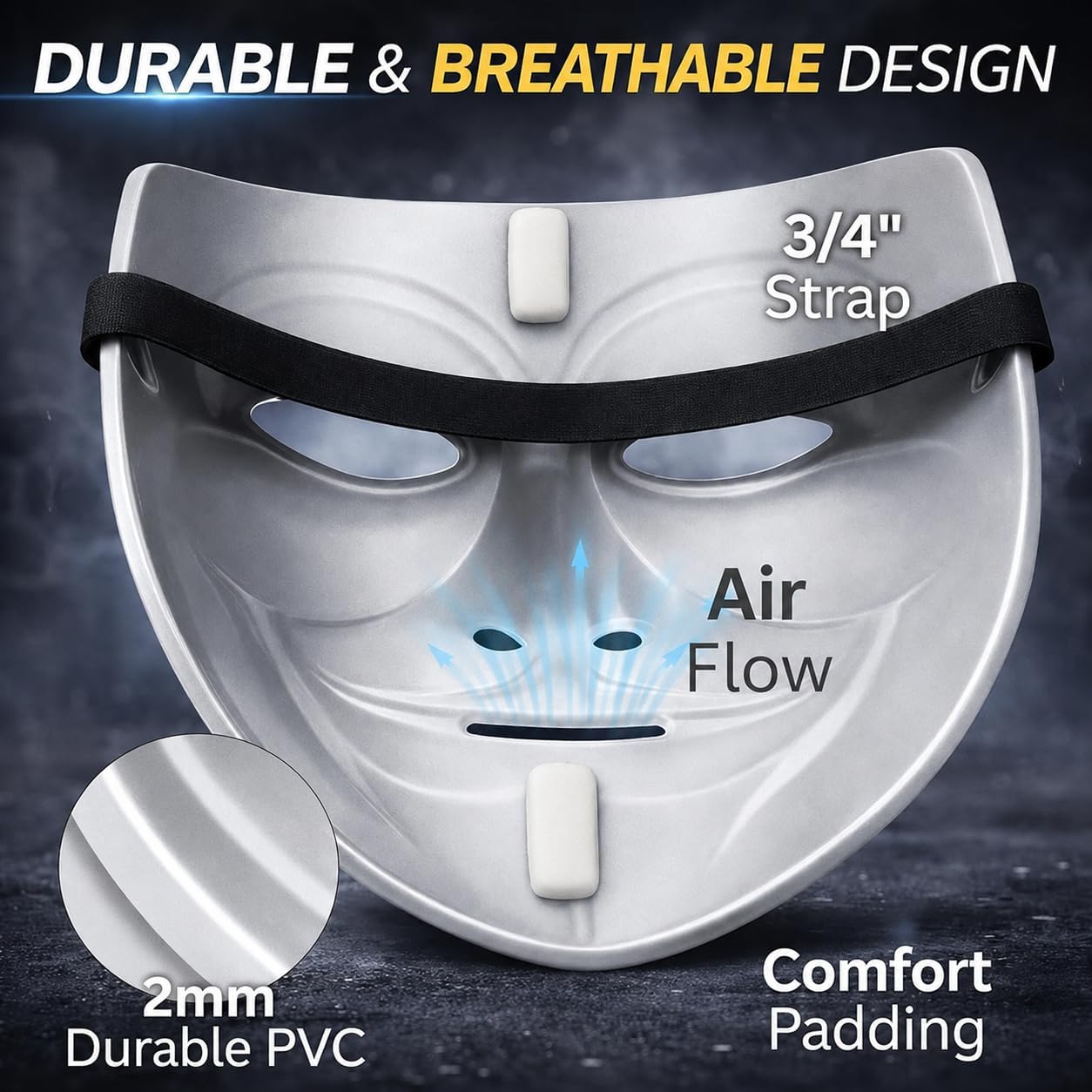 Quality Hacker Mask Anonymous Inspired Costume Mask