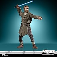 Vista 11 de STAR WARS The Vintage Collection Obi-Wan Kenobi (Showdown) & Darth Vader (Showdown), Obi-Wan Kenobi 3.75” Action Figures 2-Pack