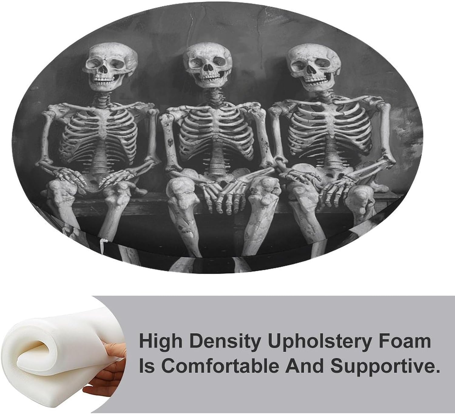 Chair Seat Covers Round Chair Covers Washable Seat Slipcovers Cushion Cover Removable Cushion Slipcover for Dining Chairs Chair Protectors Cover for Home Kitchen