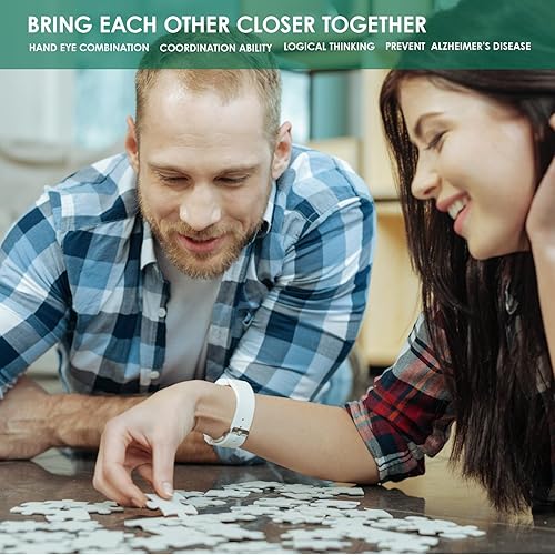 Vista 88 de MOMIBOOK Rompecabezas de 1000 piezas para adultos, rompecabezas de Civet Cat River View, imagen de pintura, rompecabezas de gato chino, desafiante