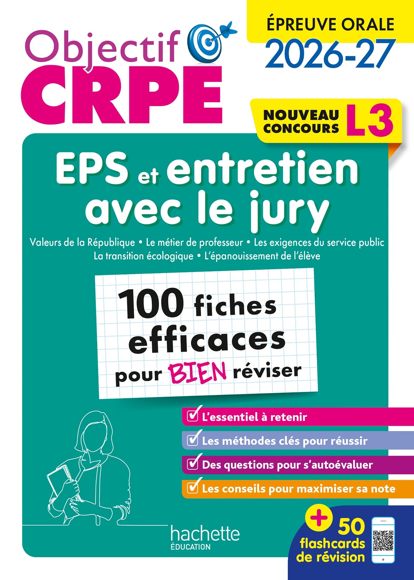 Hachette Education EPS et entretien avec le jury 100 fiches efficaces pour bien réviser