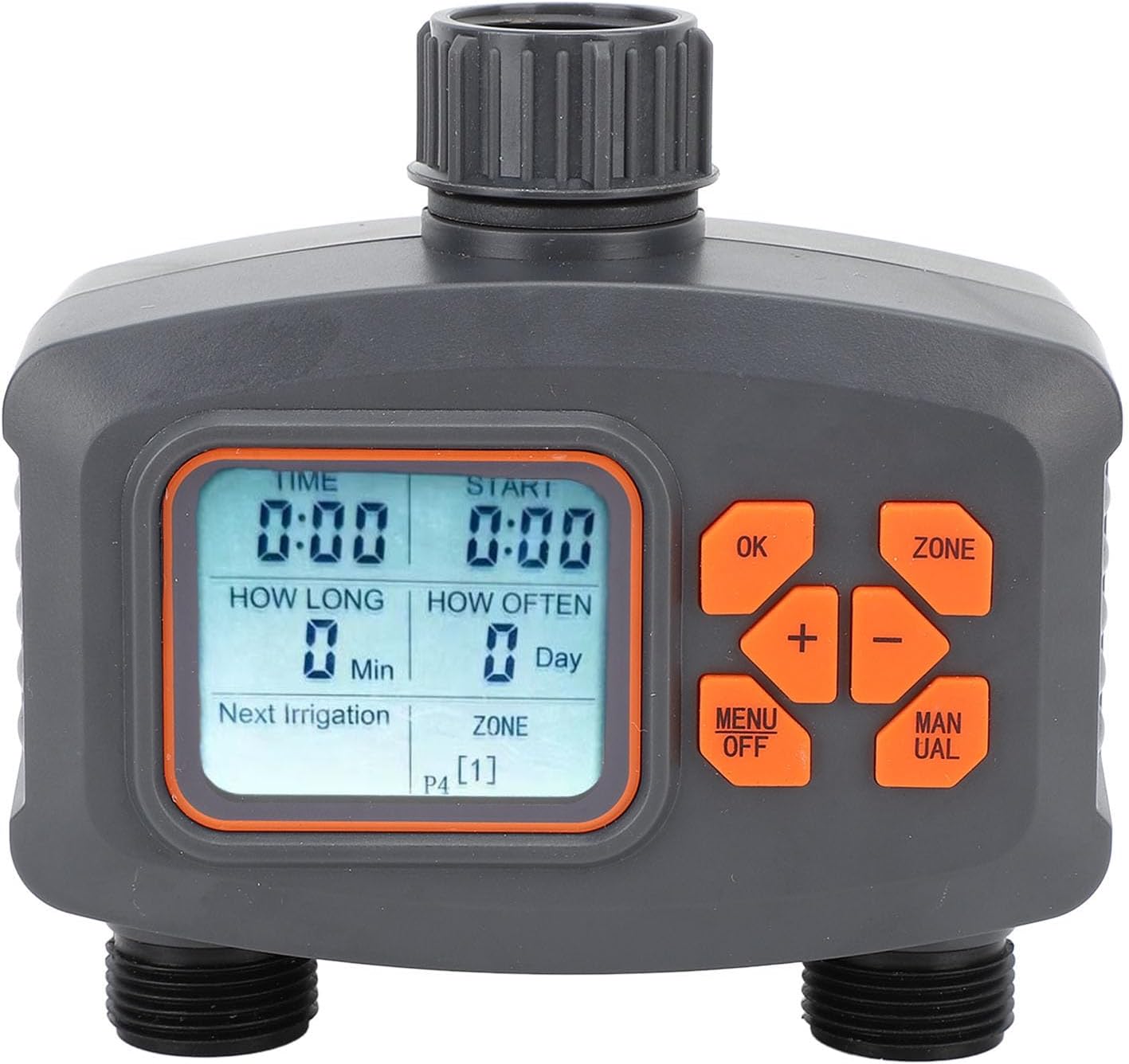 Sprinkler Timer, 2 Outlets Water Timer Automatic Watering Controller with Programmable System for Garden Hose Outdoor Patio