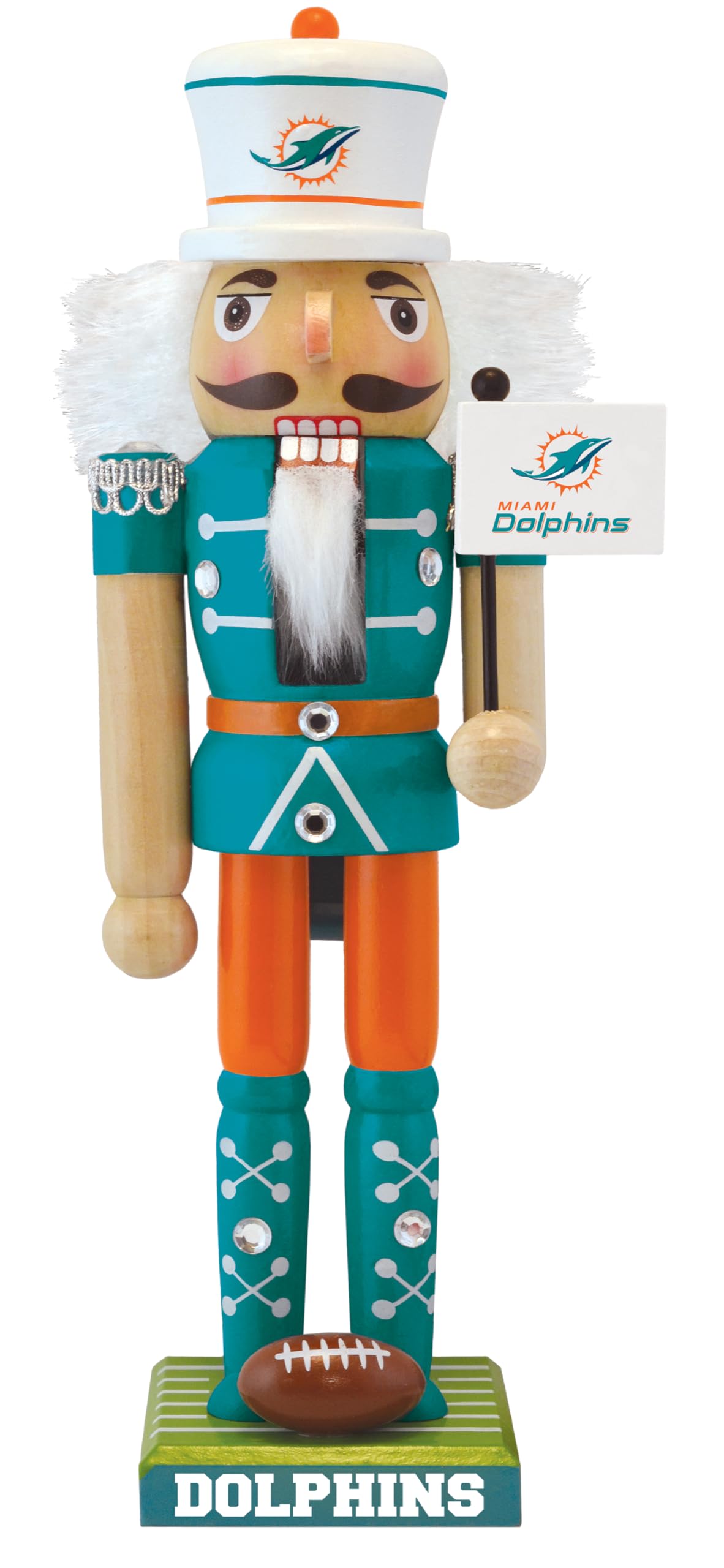 Masterpieces Miami Dolphins NFL Nutcracker
