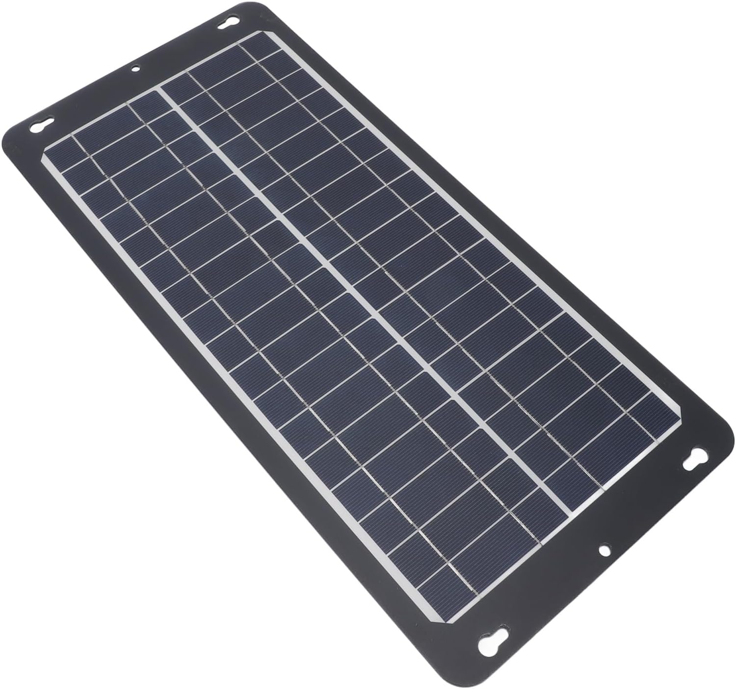 Pwshymi 30W Efficient Monocrystalline Solar Panel Charger Kit with Controller for Camping, Hiking, 12V 24V System Users