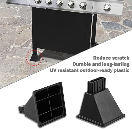 Miniatura 2 de 70-01-261 Reemplazo de la tapa del extremo de la pierna para las piezas de repuesto de la parrilla Dyna Glo DGF510SBP DGB515SDP-D Pies de parrilla