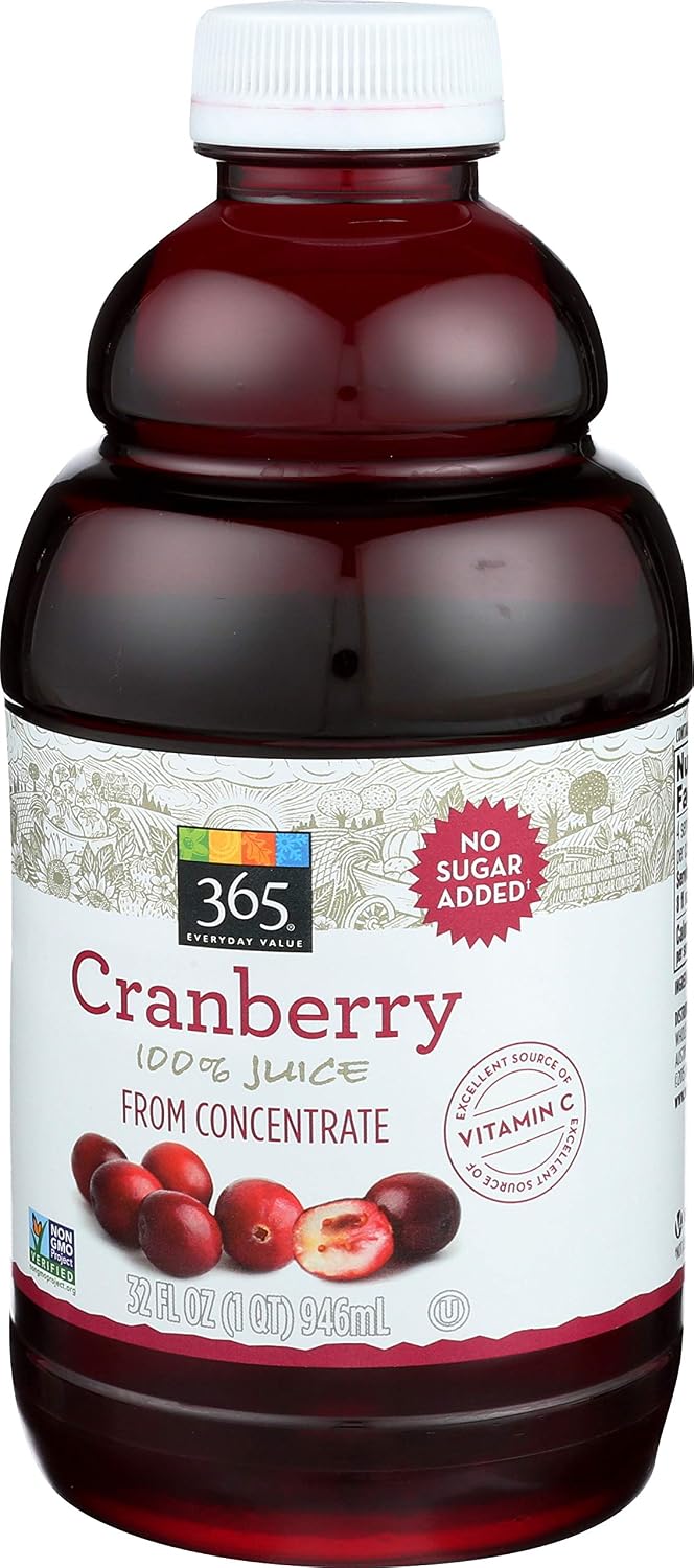 365 Everyday Value, 100% Juice from Concentrate, Cranberry, 32 fl oz