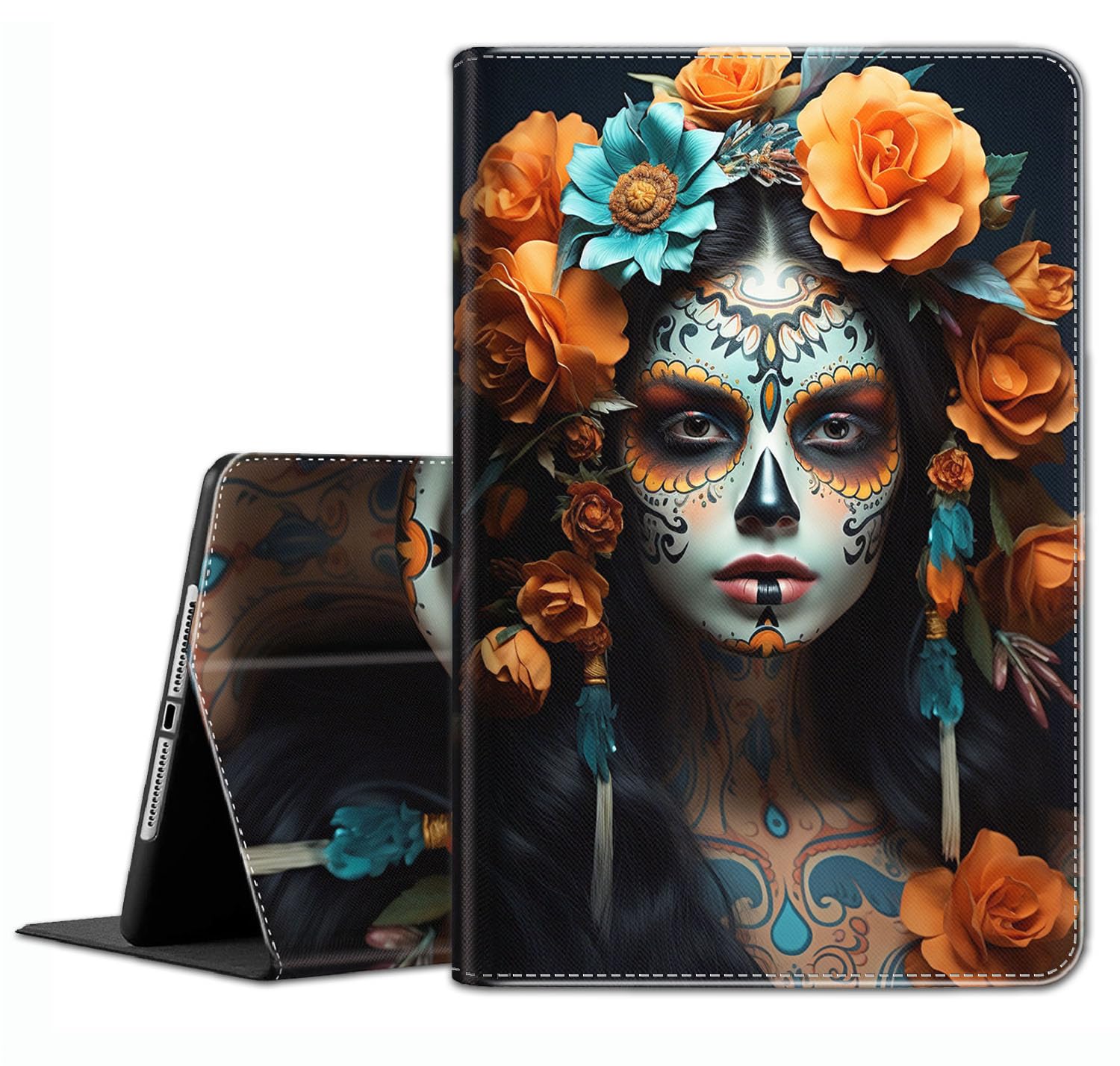 Case for iPad A16 11th Gen 11 Inch (2025), 10th Gen 10.9 Inch (2022) Model A3354, A3355, A3356, A2696, A2757, A2777 ，Slim Fit Standing Cover with Auto