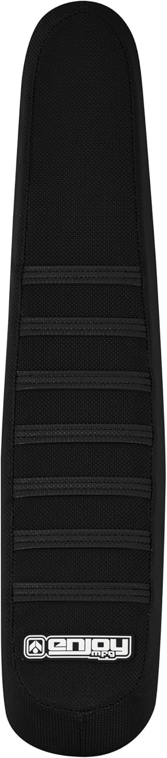 Enjoy Mfg Seat Cover - Compatible with ZOOZ UU750 UU1100 UF1200 E-Bike Black w/Ribs #391 (All Black/Black Ribs)