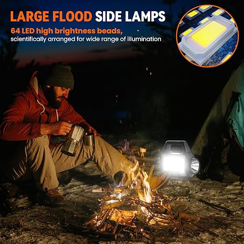 Miniatura 5 de Linterna solar, linterna multifuncional linterna solar, linterna led cargador de teléfono celular, carga USB, adecuado para el hogar, pesca, camping