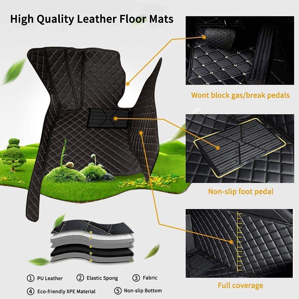 Auto Tappetini Su Misura In Pelle Per M AZAD MX-5 2009-2016 2017(LHD),Tappetino Tappeto Antiscivolo Copertura Completa Abitacolo Impermeabile Protezione 3D Moquette Accessori