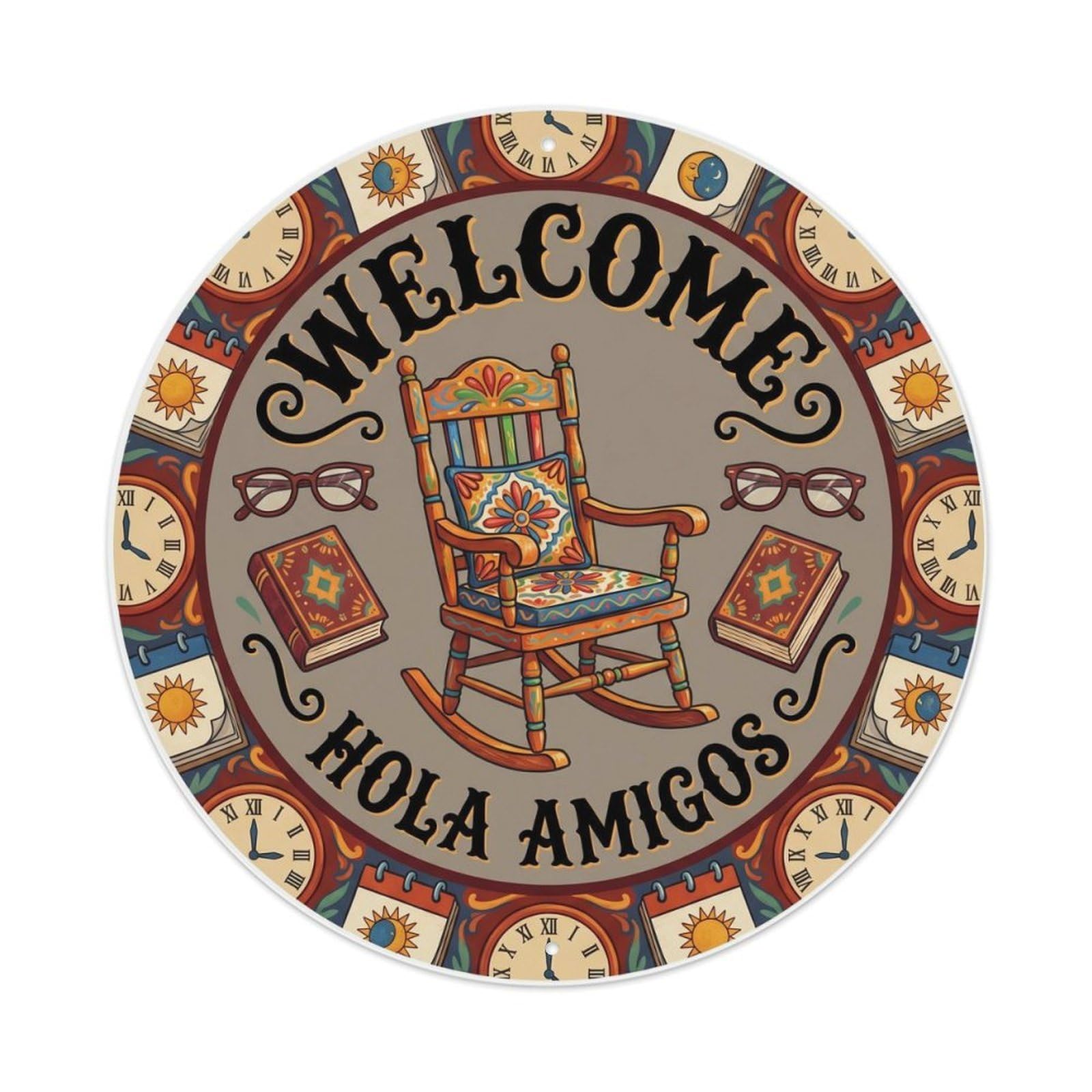 Mexican Fiesta Welcome Retirement Gift Metal Sign