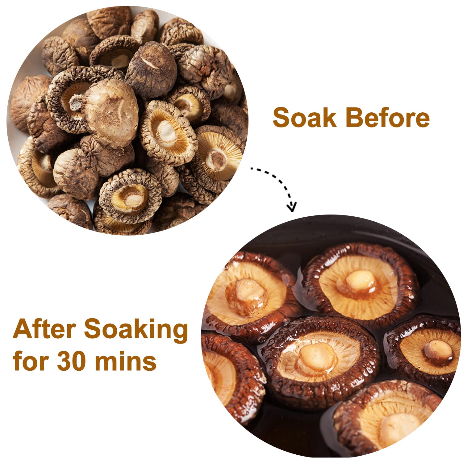 VIGOROUS MOUNTAINS USDA Organic Dried Shiitake Mushrooms Dry Dehydrated Mushrooms for Cooking 4.23oz, 120g