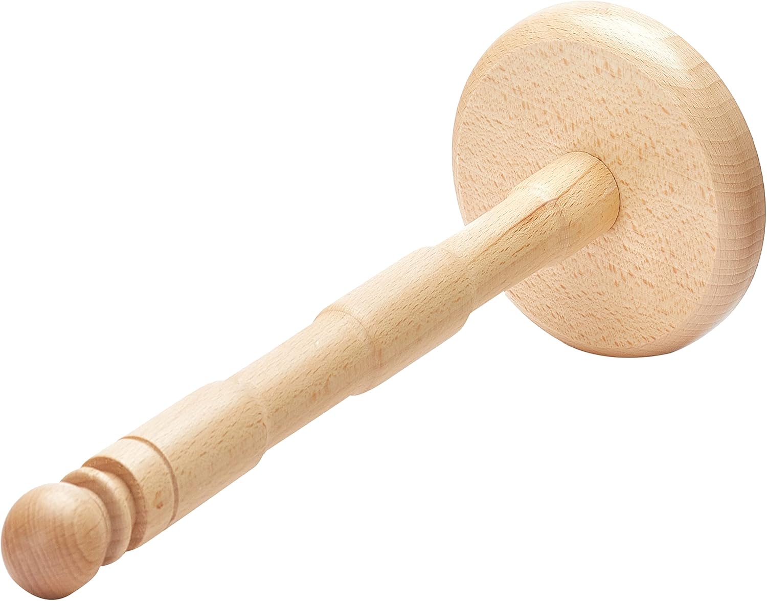 KitchenCraft Upright Wooden Kitchen Roll Holder, 33.5 cm (13")