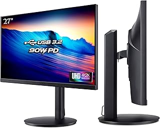 acer Vero CB272K L2 27 Inch 4K UHD (3840x2160) IPS Monitor | USB-C 90W PD | HDMI/DP | HDR10 | 95% DCI-P3 | ErgoStand Tilt/Swivel/Pivot/Height | FreeSync | PIP/PBP | TUV Eye Care | DFR I Speakers