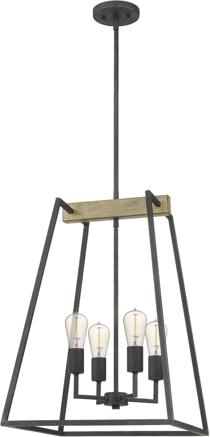 Quoizel Brockton 4-Light Grey Ash Pendant Light
