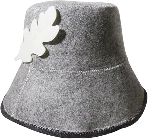 Felted Sauna Hat Providing Insulation and Fast Drying in High Temperatures Sauna Hat