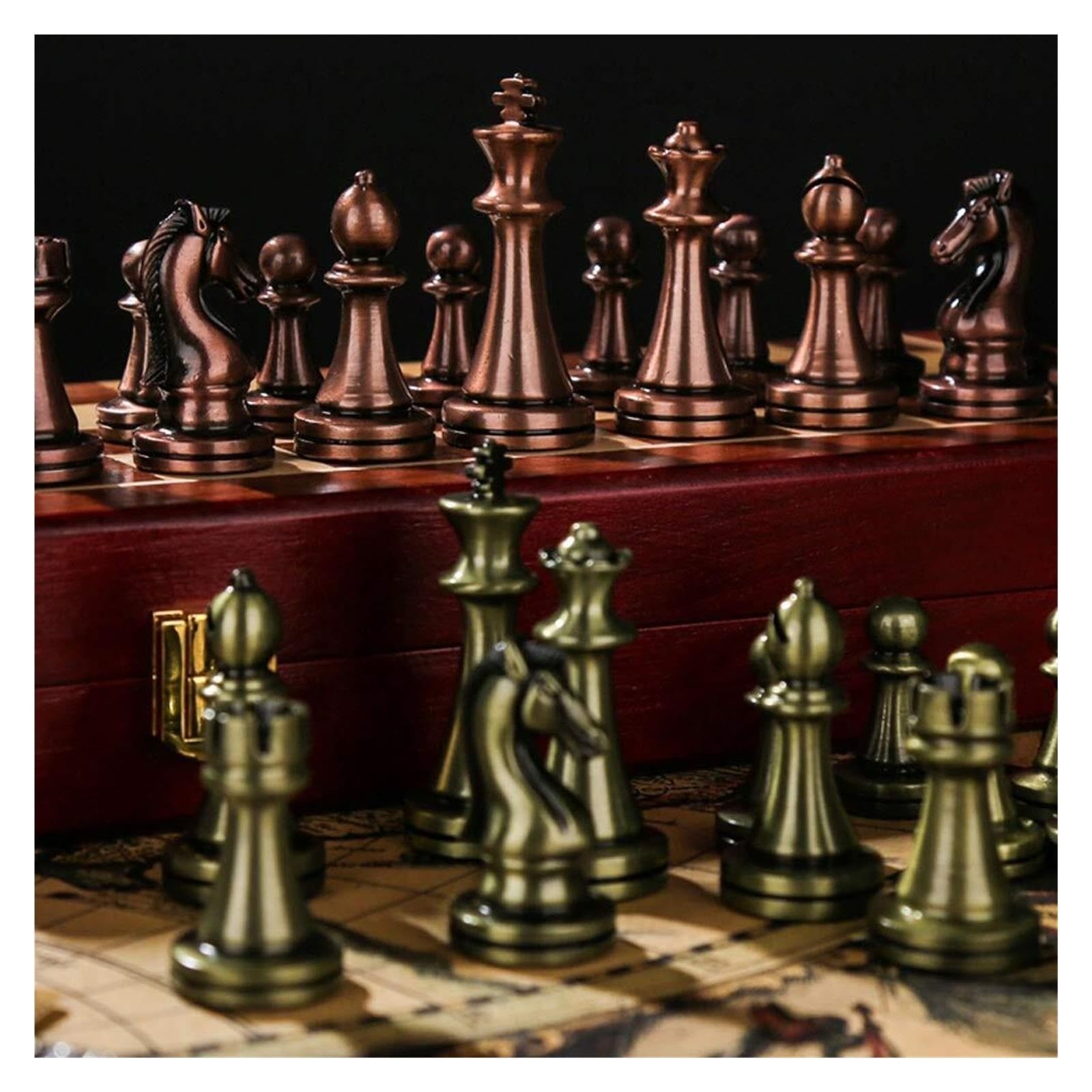 ChessLuxury Chess Jeu d'échecs de Voyage Portable échecs