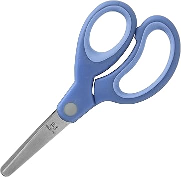 Sparco 5-Inch Kids Blunt End Scissors, Blue SPR39045