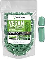 Vista 36 de XPRS Nutra Size 00 Empty Capsules - 500 Count Empty Vegan Capsules - Vegetarian Empty Pills - DIY Vegetable Capsule Filling- Veggie Pill Caps (Peach)