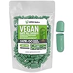 XPRS Nutra Size 00 Empty Capsules - 100 Count Empty Vegan Capsules - Vegetarian Empty Pills - DIY Vegetable Capsule Filling- Veggie Pill Caps (Sage Green)